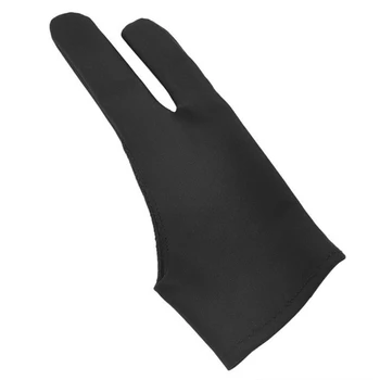 Перчатки Черные с двумя пальцами для рисования и письма Wacom Digital Tab