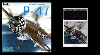 16-битный компьютерный двигатель HU-CARD: P47 THE FREEDOM FIGHTER (японская версия!!)