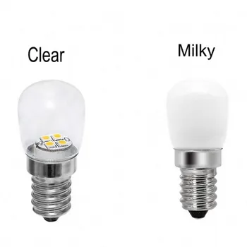 2 шт. светодиодная лампа для холодильника E14 E12 3 Вт кукурузная лампа для холодильника переменного тока 220 В светодиодная лампа белого/теплого белого цвета SMD2835 заменяет галогенные лампы