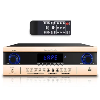 Горячие Усилители мощности домашнего аудио Высокой мощности Профессиональный усилитель для караоке KTV