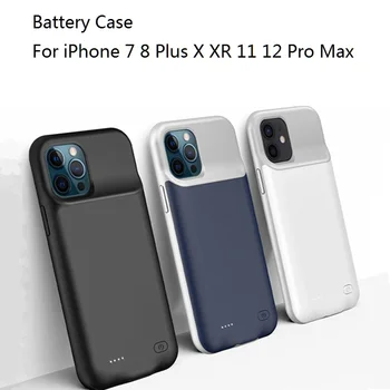 Для iPhone 6 6S 7 8 Plus X XS Max XR SE 2020 Чехлы Для зарядных устройств Power Bank для iPhone 11 12 Pro Max Extensive Battery PowerBank