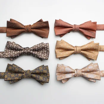 Классическая официальная бабочка для мужских рубашек, деловые галстуки-бабочки для свадебных вечеринок, роскошные шейные платки Gtavatas, тонкие шейные платки