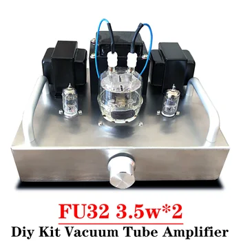 3,5 Вт * 2 Вакуумный ламповый усилитель Fu32 Diy Kit Высокой мощности с низким уровнем искажений, Согревающий звук, усилитель Hi-FI Аудио