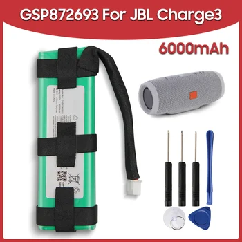 Сменный Аккумулятор GSP872693 03 GSP1029102A 6000 мАч Для JBL Charge3 Charge 3 Батареи Для Наружных Динамиков Bluetooth
