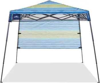 Рюкзак 36, 7 'x7', Палатка с мгновенным всплывающим навесом, пляжная, синяя/желтая