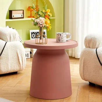 Розовый Журнальный столик в гостиной, Спальня, Современные пластиковые Журнальные столики в скандинавском стиле, Обеденный Минималистичный Декор для дома Stoliki Do Kawy