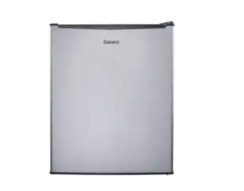 Однодверный мини-холодильник Galanz 2,7 кубических фута, вид из нержавеющей стали, Estar