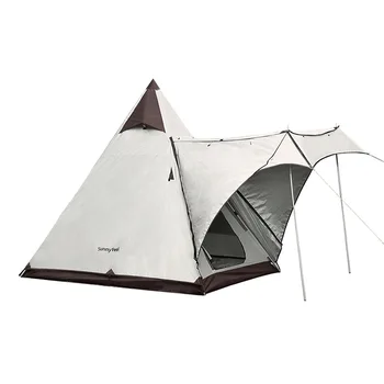 Индийская семейная палатка для кемпинга на открытом воздухе, навес на 3-4 человека