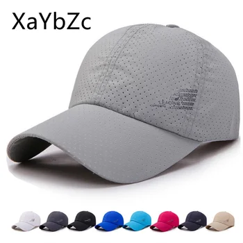 Новая быстросохнущая Женская Мужская шляпа для гольфа, рыбалки, летняя уличная солнцезащитная шляпа, регулируемая бейсбольная кепка Унисекс