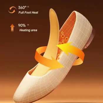 5 Пар Уникальной с длительным эффектом Дышащей грелки для ног, Внутренняя греющая обувь для офиса, грелка для ног, грелка для ног