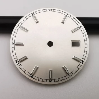 Верхний серебристо-белый циферблат ARF для часов 36 мм Datejust 116200 Подходит для механизма 3135