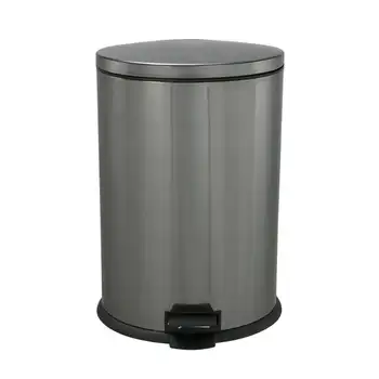 галлонное Овальное кухонное мусорное ведро, Черный кухонный предмет Cesto de basura para baño галлонное мусорное ведро Подвесное кухонное мусорное ведро На открытом воздухе 
