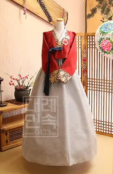 Ханбок Южная Корея Импортировала Ткани На Заказ Корейские этнические костюмы Для Мам Невест Ханбок Костюмы для масштабных Мероприятий