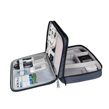 Органайзер для электроники, жесткий чехол-сумка для Адаптеров, Кабельных втулок, Зарядных устройств, Жестких дисков, iPad air, iPad mini, Kindle, Камеры Len