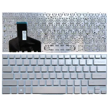 Новая арабская серебряная клавиатура для ноутбука Sony для VAIO Fit 13 13A 13N SVF13 SVF13A SVF13N