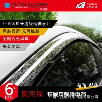 Хромированный дверной козырек, дефлектор бокового окна, солнцезащитный козырек от дождя, Серебристые карнизы для Toyota Land Cruiser