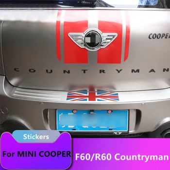 3D Металлическая Эмблема F60 Countryman, Наклейки на Кузов Автомобиля, Буквы, Значок, Наклейка на Багажник для MINI Cooper S Countryman R60, Наклейки, Аксессуары