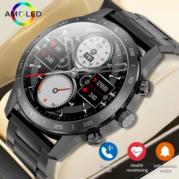 2023 Новые Умные Часы Мужские GPS 454*454 AMOLED 1,45 Дюйма Частота сердечных сокращений NFC Спортивные Умные Часы Bluetooth Вызов Водонепроницаемые Умные Часы ECG