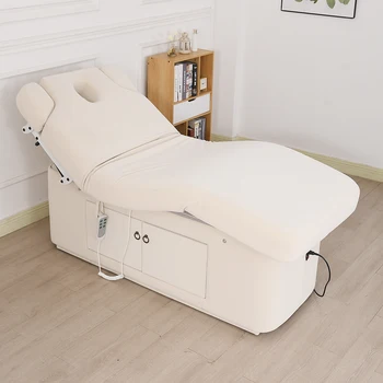 Косметическая кровать из латекса, цельного дерева, салон красоты, специальное отопление при постоянной температуре, СПА-массаж