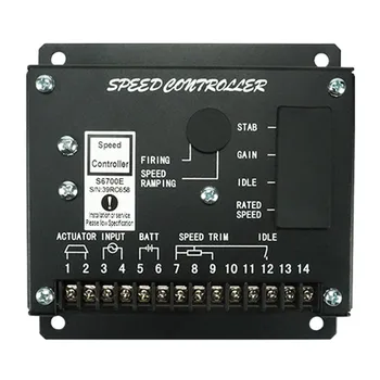 Регулятор скорости генератора S6700E AVR, электронная панель управления генератором, панель управления скоростью для генератора