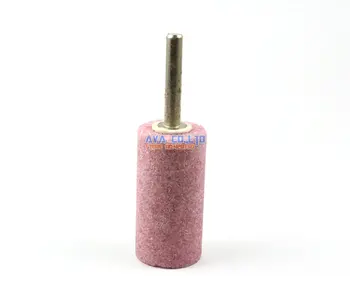 5 Штук 25x50 мм Точечный Розовый абразивный шлифовальный камень из оксида алюминия с хвостовиком 6 мм