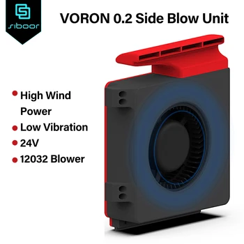 VORON V0 Series 24V 12032 Модель Вспомогательный Охлаждающий вентилятор С высоким расходом воздуха и низкой вибрацией, Вентилятор с боковым обдувом 2800 об/мин