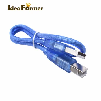 5 шт. USB-кабели тип A для мужчин и тип B для мужчин 50 см Детали 3D-принтера Плата 3D-принтера BM USB-кабель без USB-магнитного кольца