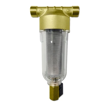 Отжимной фильтр для осадка, Многоразовый Предварительный фильтр для воды для всего дома, 40-60 Микрометров, Фильтр для воды для всего дома