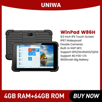 Uniwa Winpad W86H Прочный Водонепроницаемый Планшет 8,0 Дюймов HD 4 ГБ + 64 ГБ Android 5,1 Планшеты Батарея 8500mAh Задняя Камера 5MP Мобильные Телефоны