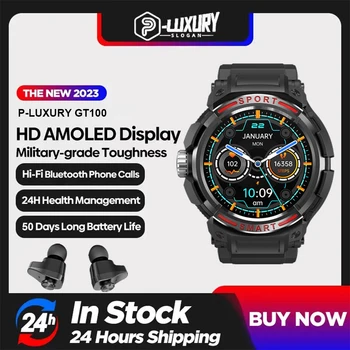 Новые Умные Часы Local Music Smartwatch 2 в 1, Беспроводные Наушники IP68, Водонепроницаемые Смарт-часы Для Мужчин, Часы для Вызова Bluetooth, Мужские Часы Для Xiaomi Huawei
