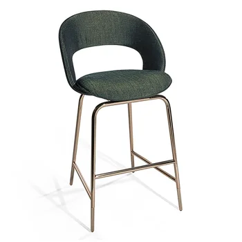 Барный стул простой современный легкий Роскошный дизайнерский стул с высокой спинкой