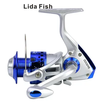 Бренд Lida Fish серебристо-синяя пластиковая головка SA1000-7000, коромысло, сменное вращающееся колесо, рыболовная катушка, рыболовная катушка
