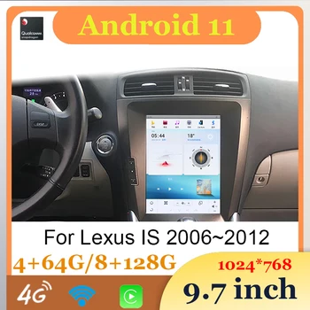 Android Auto Автомагнитола Coche Central, мультимедийный видеоплеер, беспроводной Carplay для Lexus IS 2006-2012