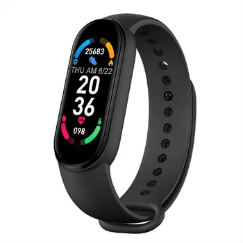 Смарт-часы Band 6 2023 для Apple Xiaomi Huawei, водонепроницаемые цифровые электронные наручные часы, Модные спортивные смарт-часы-браслет
