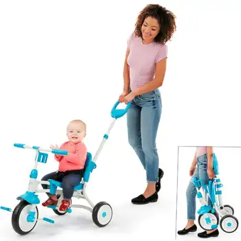 'n Go Trike синего цвета, трехколесный велосипед-трансформер для малышей с 3 стадиями роста - Для мальчиков и девочек в возрасте от 12 месяцев до 5 лет