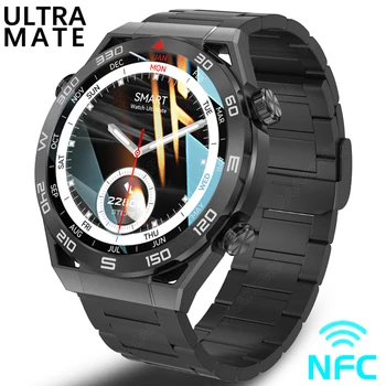 Для HUAWEI Smart Watch 1,5 Дюймов 454*454 Экран Мужские Умные Часы Компас 156 Спортивных Режимов Bluetooth Вызов Деловые Часы Ultra Mate