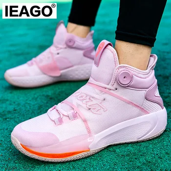 IEAGO мужская женская баскетбольная обувь повседневные дышащие кроссовки для спорта на открытом воздухе кроссовки для бега