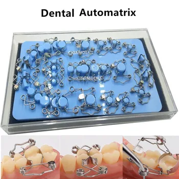1 комплект матриц Dental Automatrix Matrix Бандажи Кольцевые секционные контурные матрицы с зажимным держателем Зажимы пинцеты