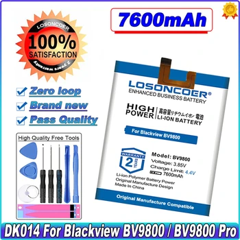 LOSONCOER 7600mAh Аккумулятор Для Blackview BV9800/BV9800 Pro Аккумуляторы Для Blackview DK014 Аккумуляторы