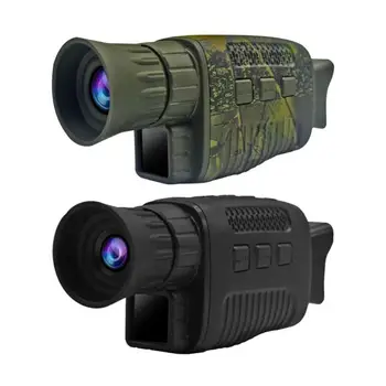 Монокуляр ночного видения Инфракрасная камера ночного видения 9 языков 5-кратный цифровой Зум Расстояние обзора в полной темноте 200 м для охоты