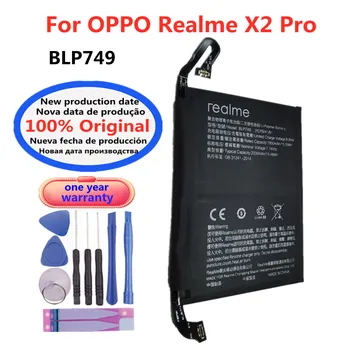 Новый Высококачественный Оригинальный Аккумулятор BLP749 Для OPPO Realme X2 Pro X2Pro RMX1931 4000 мАч, Аккумулятор для смартфона Bateria + Инструменты