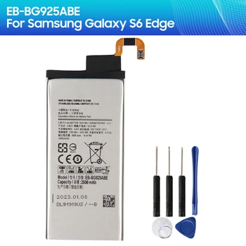 Сменный аккумулятор для телефона EB-BG925ABE EB-BG925ABA для Samsung GALAXY S6 Edge G9250 SM-G925l G925A/F/L/K/S/T G925 S6Edge 2600 мАч