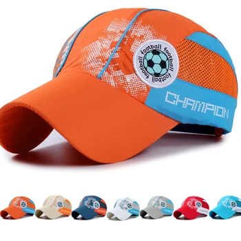 Летняя детская бейсболка 2021 года, быстросохнущая сетчатая кепка, бейсболки для мальчиков и девочек, детские Дышащие Регулируемые солнцезащитные кепки, кепка для гольфа