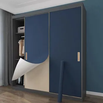 Обновленные наклейки на шкаф, Скандинавская мебель, меняющие цвет Декоративные самоклеящиеся обои 