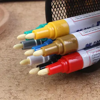 1 шт. маркер для краски с защитой окружающей среды, 12 цветов, перманентная водонепроницаемая ручка, ручка для граффити на шинах, новая универсальная маркерная ручка