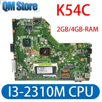 Ноутбук K54C Материнская плата Для ASUS X54C Z54C A54C X54C Материнская плата ноутбука I3-2310M/Поддержка i3 i5 2G/4G/RAM Материнская плата