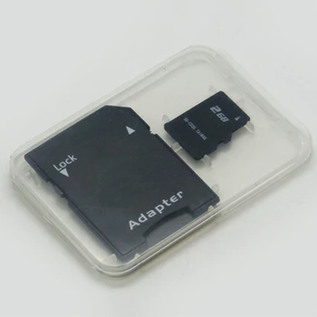 500 шт./лот Пластиковый чехол для TF-карт, чехол для SD-карт, 2 в 1, Коробка для хранения карт памяти, чехол
