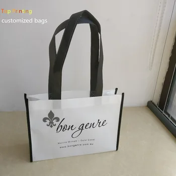 Оптовая продажа, 500 шт./лот, рекламные многоразовые сумки для покупок с логотипом, индивидуальный логотип, Эко-нетканая сумка-тоут