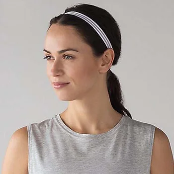 2 шт., женская эластичная спортивная повязка на голову для йоги, Мужская спортивная повязка для бега, фитнеса, эластичная нескользящая, впитывающая пот, тренажерный зал