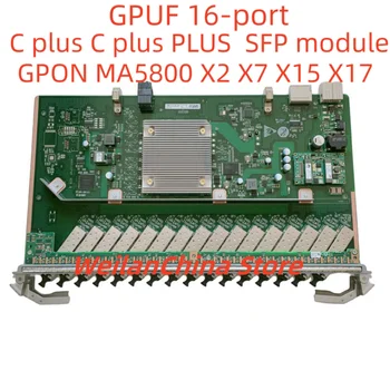 Подходит для HUAWEI 16 Портов GPUF OLT Gpon SFP модуль Olt Business Interface Board для MA5800-X2 MA5800X7 MA5800-X15 MA5800-X17